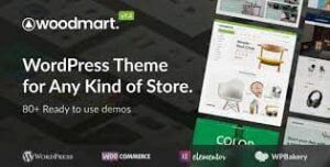 WoodMart theme empowering online merchants with sales-boosting design and marketing features.